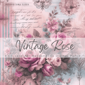 Vintage Rose Paper
