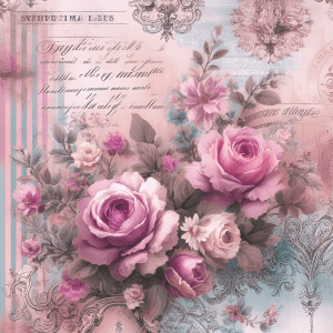 Vintage Rose Paper