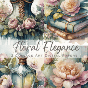 Floral Elegance Digital Paper