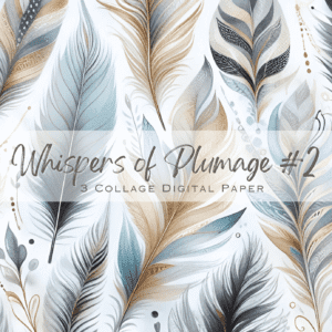 Whispers of Plumage Digital Paper #2