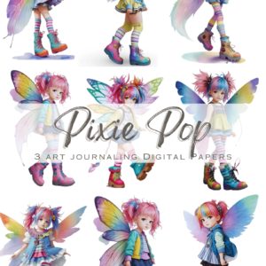Pixie Pop Digital Paper