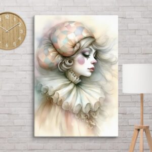 Dreamy Harlequin Muse Canvas 18' x 26'